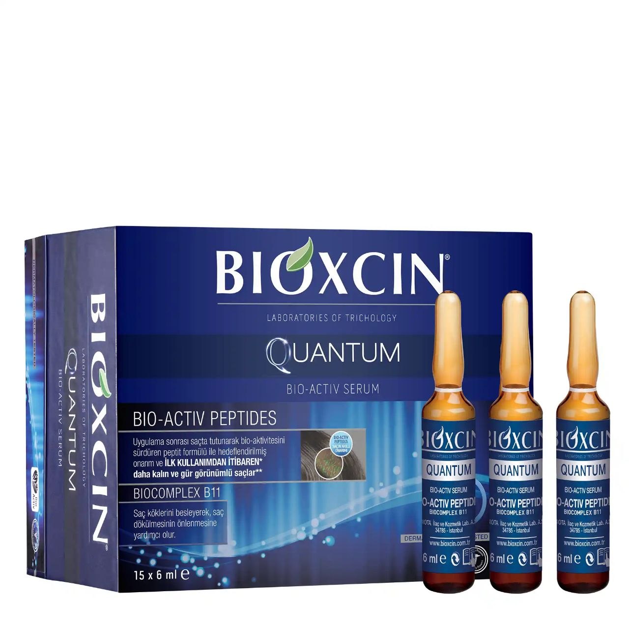 پک 15 عددی سرم ضد ریزش بیوکسین کوانتوم BIOXCIN QUANTUM  حجم 6 میل