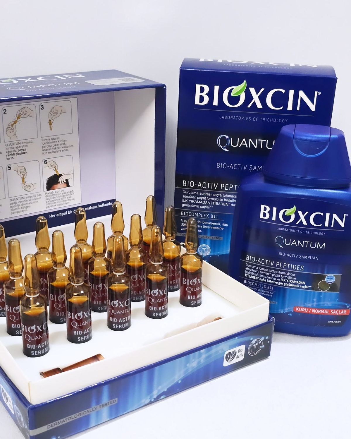 پک 15 عددی سرم ضد ریزش بیوکسین کوانتوم BIOXCIN QUANTUM حجم 6 میل